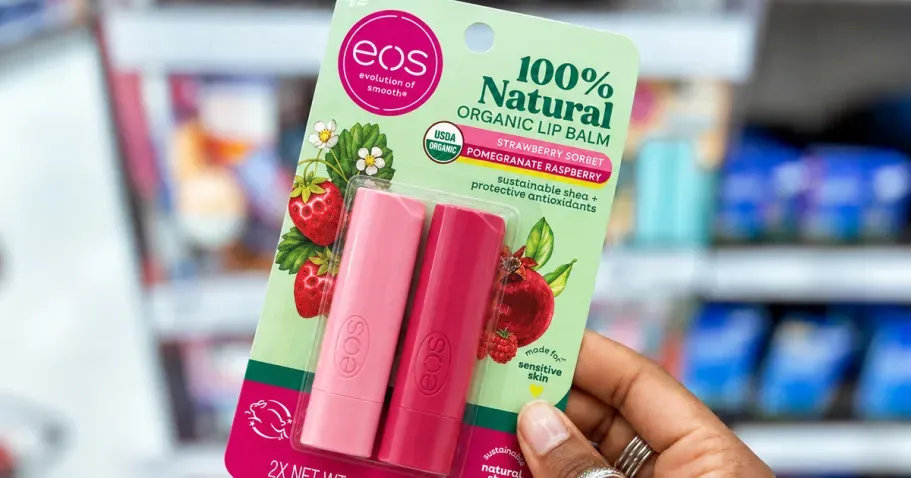 eos 100% Natural Organic Lip Balm 2-Pack