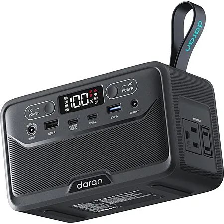 28000mAh DaranEner R101 Lite 89.6Wh LiFePO4 Portable Power Station