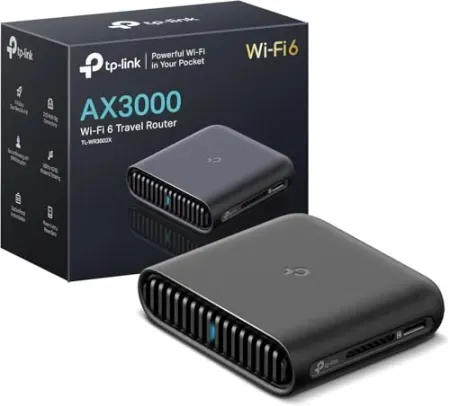 TP-Link Roam 6 AX3000 Dual-Band Wi-Fi 6 Travel Router
