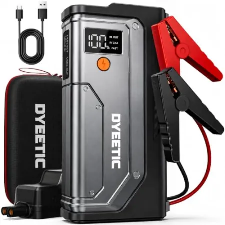 DYEETIC 6000A Car Jump Starter for 10.0L Gas & 8.0L Diesel