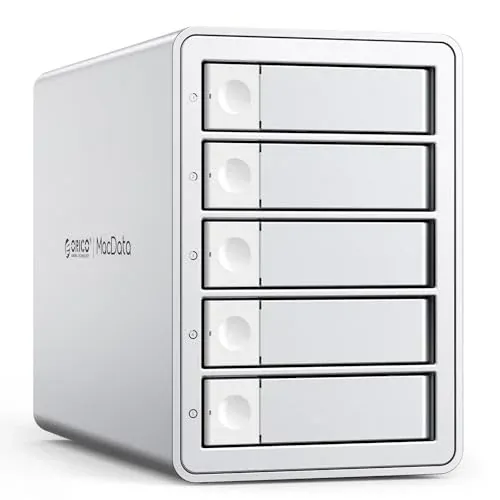 ORICO 5-Bay Hard Drive Enclosure Daisy-Chain