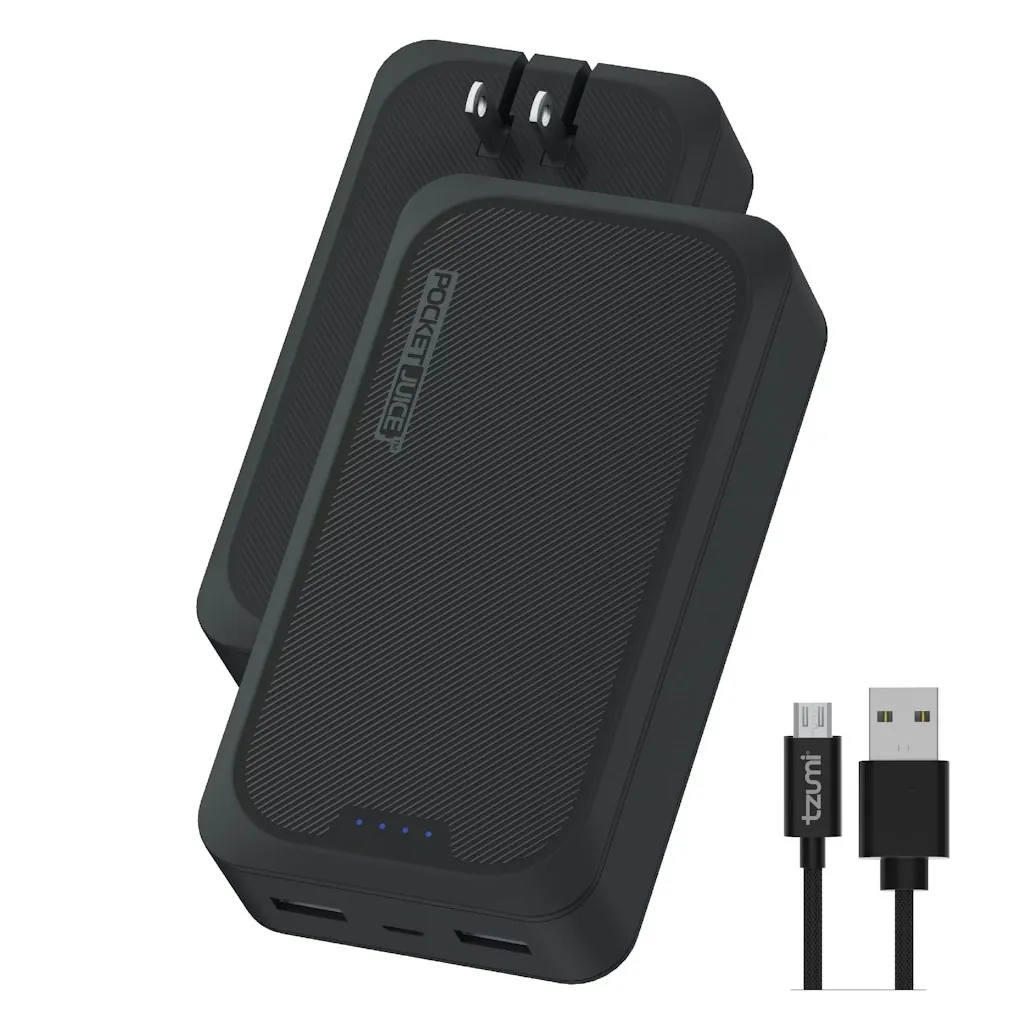 Pocket Juice Endurance AC 10,000mAh Power Bank Charger
