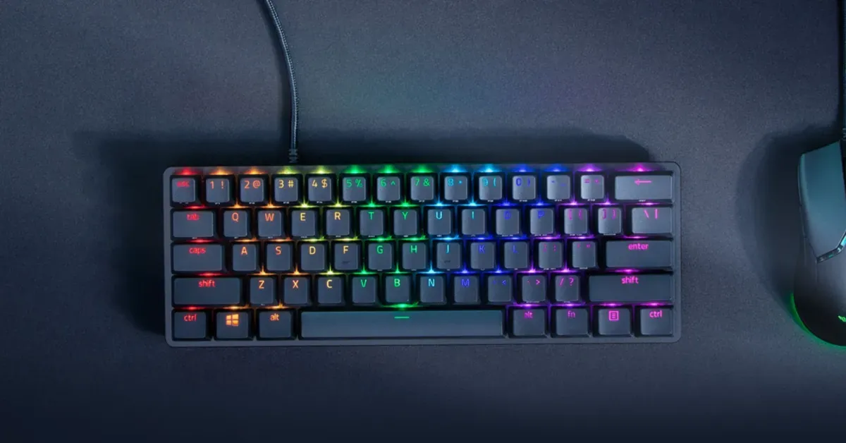 Razer’s compact Huntsman Mini gaming keyboard with Chroma RGB is ready for your battlestation at just