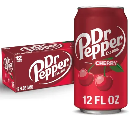 36-Count 12oz Dr Pepper Soda (Cherry or Strawberries and Cream)