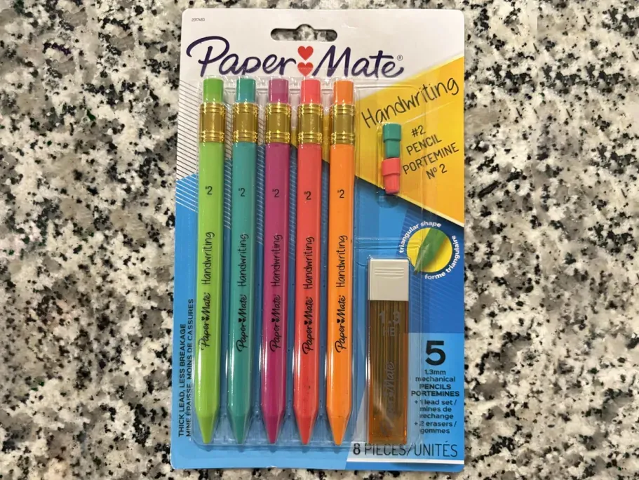 Paper-Mate Triangular Mechanical Pencils 5-Pack