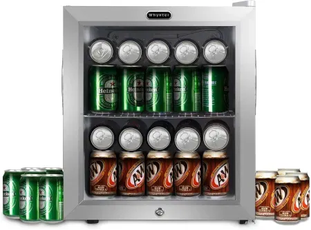 Whynter 68-Can 1.6 cu. ft. Beverage Refrigerator w/ Glass Door