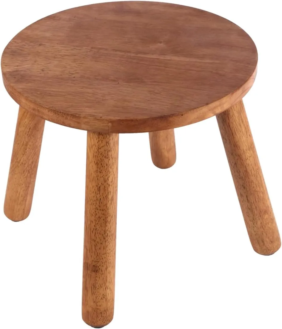 Solid Wood 10″ Step Stool in Walnut