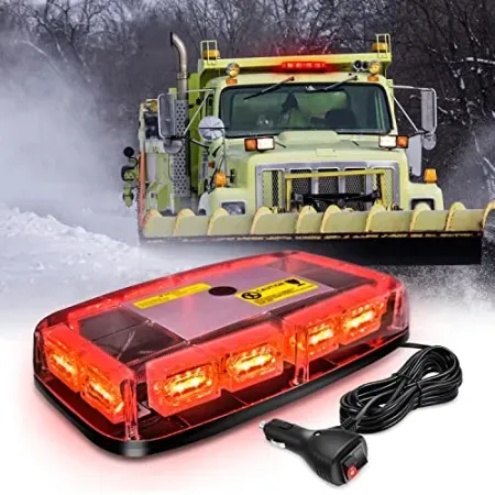 Nilight 12" Magnetic Mount Roof Top Strobe Light