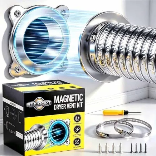 Magnetic Dryer Vent Connector Kit