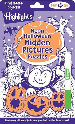 Highlights Neon Halloween Hidden Pictures Puzzles