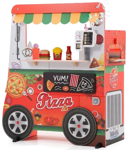 COCLUB Pizza Food Truck Kitchen Playset