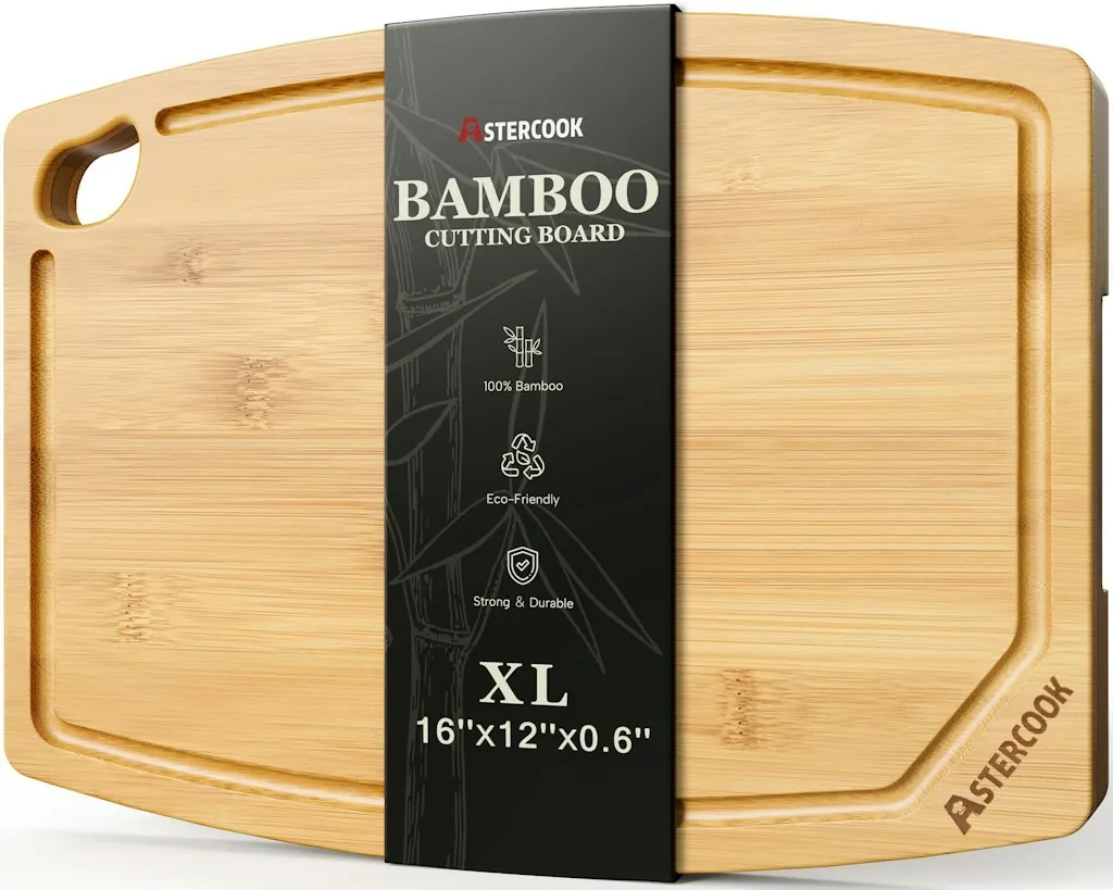 Astercook Large Bamboo Cutting Board