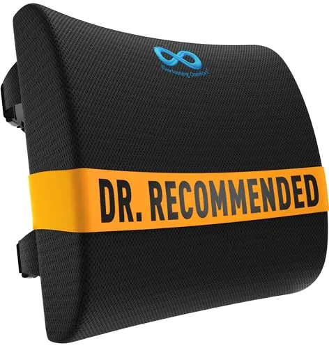 Everlasting Comfort The Original Lumbar Support Pillow for Office Chair