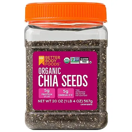 Select Accounts: 20-Oz BetterBody Foods Organic Chia Seeds