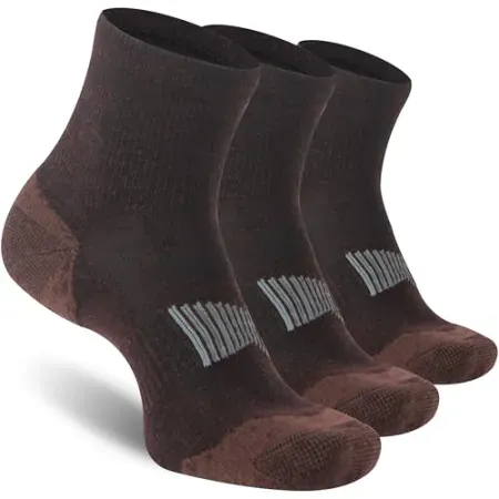 RTZAT 3 Pairs 90% Merino Wool Socks