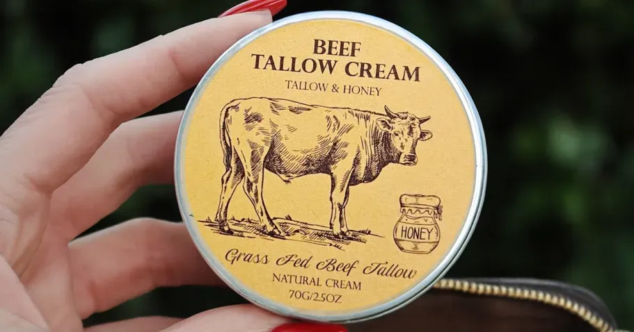 Beef Tallow Honey Cream 2.47oz