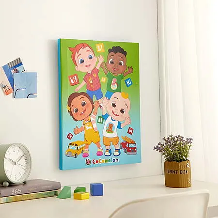 Walmart Kids' Room Clearance: Cocomelon LED Canvas Wall Art (15.75" x 11.5")