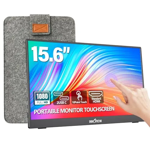 InnoView 15.6" 60Hz 1080P Touchscreen Portable Monitor
