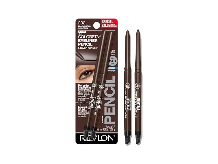 REVLON ColorStay Waterproof Eyeliner, Black/Brown