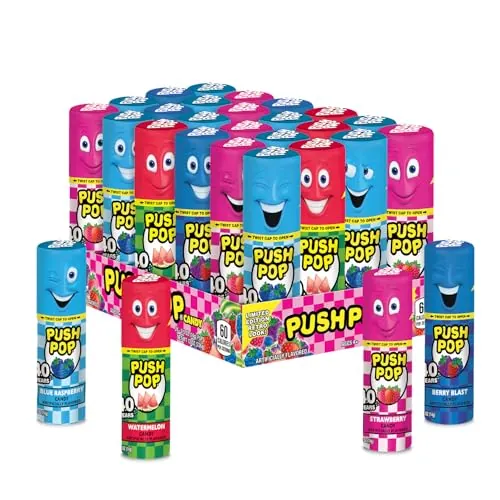 Push Pop Candy Lollipops 24-Pack