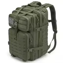 45L Tactical Molle Hiking Backpack (Khaki)