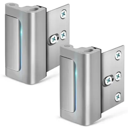 2-Pack EverPlus Home Security Reinforcement Door Lock