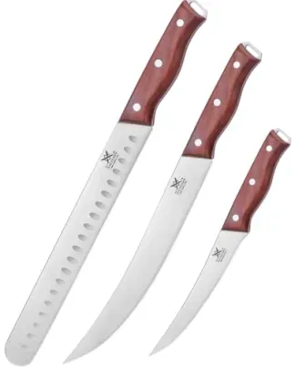 3-Piece Naitesen Professional Brisket Carving Knife Set