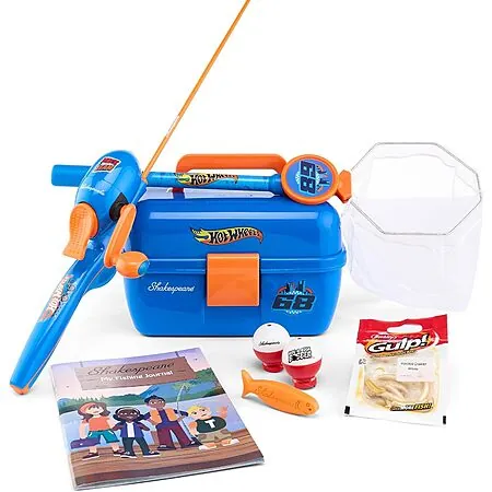 2'6" Shakespeare Hot Wheels Kids Fishing Rod & Reel Combo Kit