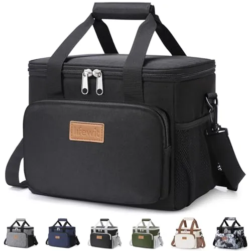 Lifewit Medium Insulated Lunch Bag 12-Can (9L)