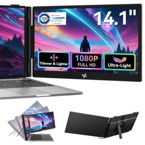 Portable Laptop Screen Extender 14" FHD IPS