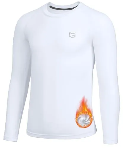 G Gradual Boys' Long Sleeve Thermal Compression Shirt