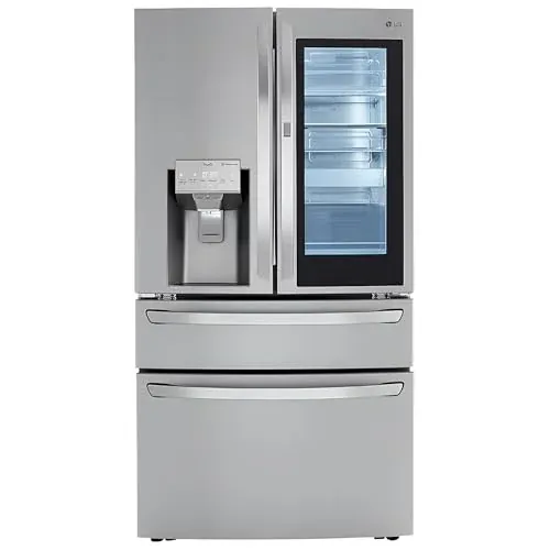 LG LRMVS3006S 30 CF 4-Door French Door InstaView DID Craft Ice ThinQ Full Convert Refrigerator