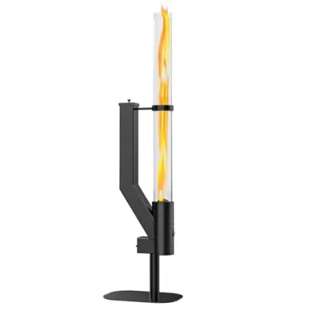 Rayzi 58" Outdoor Decorative Wood Pellet Heater Burning Fireplace