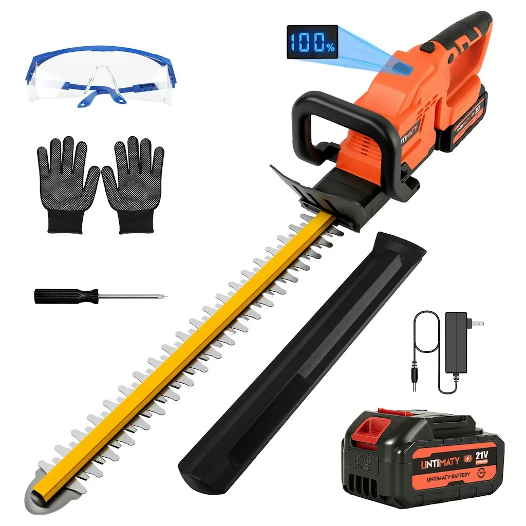 Untimity 21V Cordless Hedge Trimmer