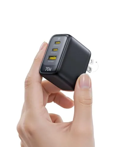 3-Port 70W Baseus Enerfill USB-C Charger