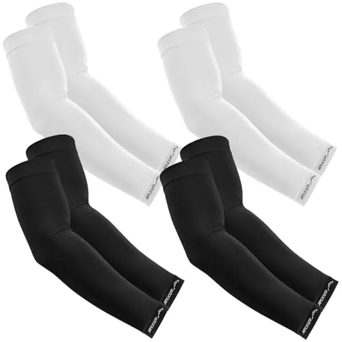 Apexup UPF 50 Cooling Compression Arm Sleeves 4-Pack