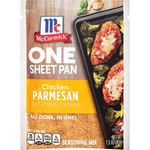 McCormick ONE Sheet Pan Chicken Parmesan Seasoning Mix 12-Pack
