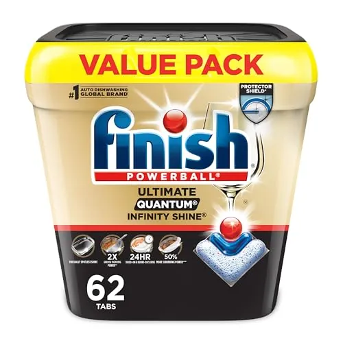 Finish Ultimate Quantum Dishwasher Pods 62-Count