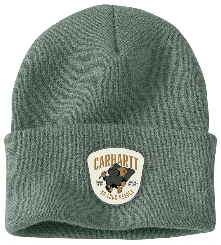 Carhartt Knit Shamrock Patch Beanie