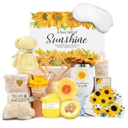 15-Piece Betem Sunflower Spa Gift Basket Set