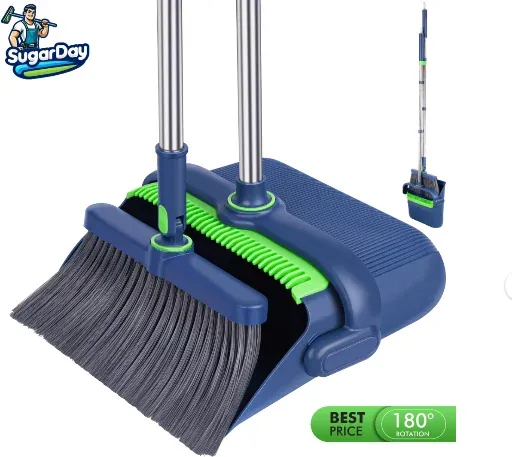 SUGARDAY Broom and Dustpan Combo Set