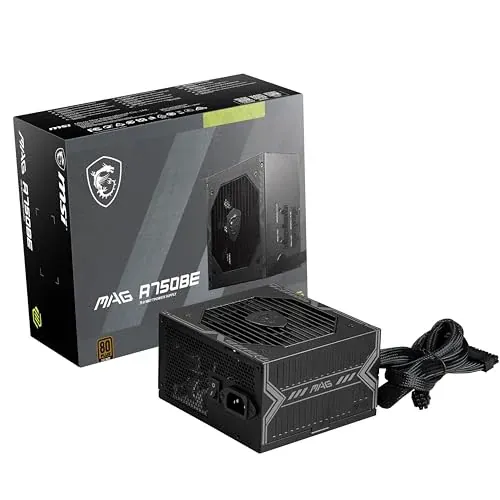 MSI MAG A750BE 750W Semi-Modular ATX Power Supply