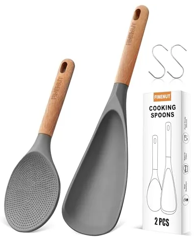 Multifunction Spoonula Silicone Spatula Spoon 2-Pack