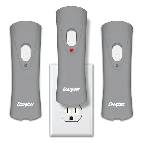 Energizer Auto-On LED Flashlights Rechargeable (3-Pack)