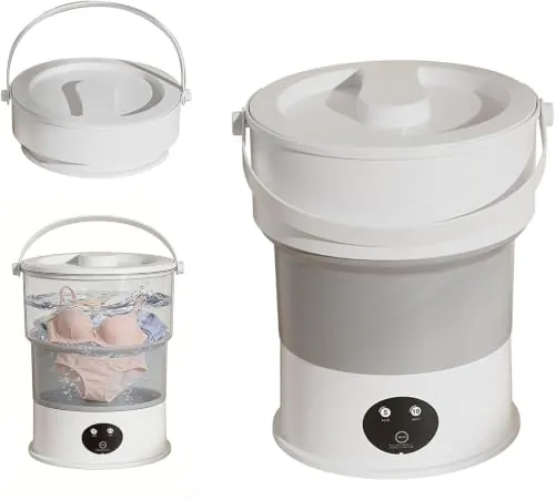 Portable Foldable Washing Machine, Mini USB-Powered