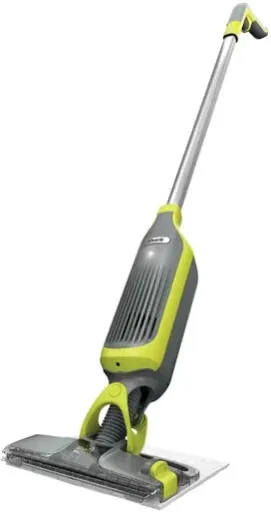 Shark VACMOP Cordless Hard Floor Vacuum Mop with 4 Disposable VACMOP Pads and 12-oz Shark Multi-Surface Cleaner