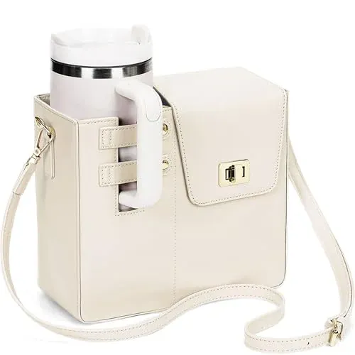Asaint 40-oz Tumbler Crossbody Bag Purse with Adjustable Strap
