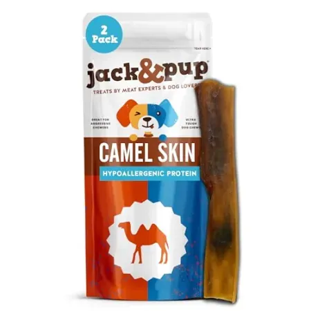 2-Count Jack&Pup Camel Skin Collagen Dog Chews