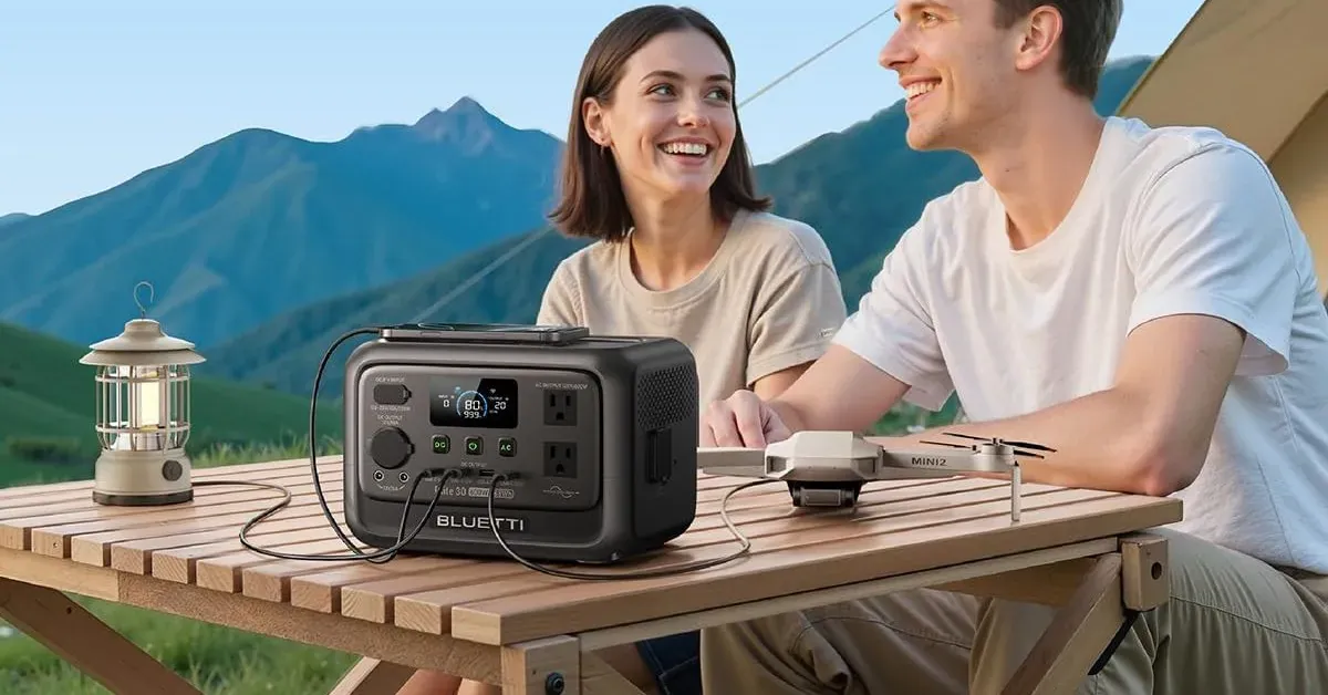 Power personal devices with the 288Wh Bluetti Elite 30 V2 power station at an exclusive