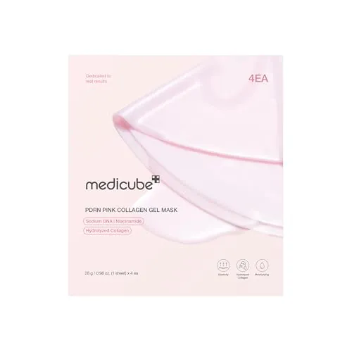 medicube Jelly Gel Mask w/ Salmon DNA PDRN Pink Collagen 4-pack